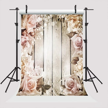 Garden Art 8x10 FT Photography Backdrop Roses and a Flowers Pattern Illustration with Botanical Inspirations Background for Photography Kids Adult Photo Booth Video Shoot Vinyl Studio Props 